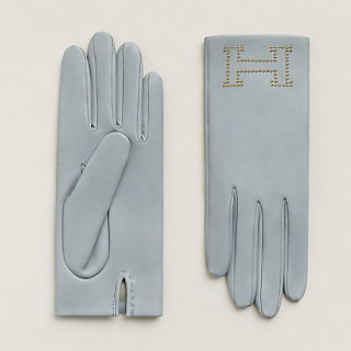 エルメス グローブ 革 手袋 「バスティーユ」 エトゥープ 37.5 HERMES